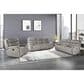 New Heritage Design Kamari Manual Glider Recliner in Gray, , large