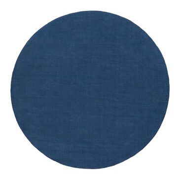 Surya Mystique M-330 6" Round Dark Blue Area Rug, , large