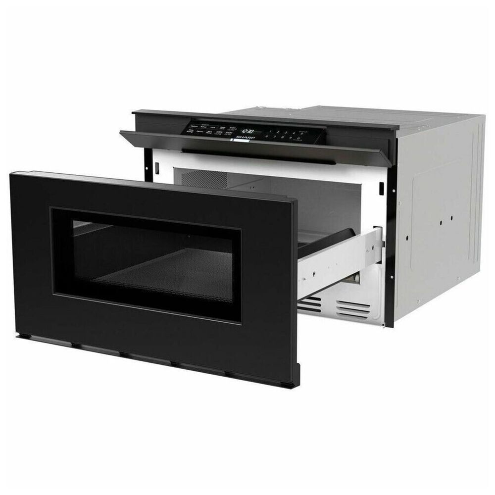 Sharp 1.2 Cu. Ft. Built-In Smart Microwave Drawer Oven with Easy Wave Open in Black, , large
