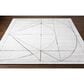 Surya Hightower 8" x 10" Charcoal, White and Black Area Rug, , large