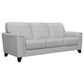 Blue River Bergen Leather Stationary Sofa in Dove Gray, , large