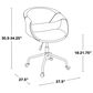 Lumisource Curvo Task Chair with Camel Cushion in Black, , large