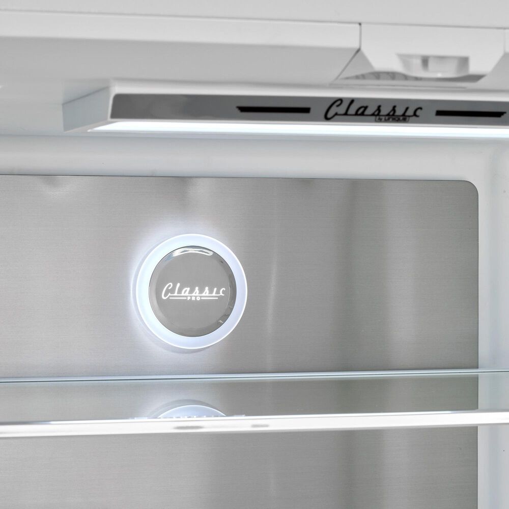 Unique Appliances Classic Retro 21.4 Cu. Ft Frost Free Counter Depth French Door Refrigerator in Marshmallow White, , large