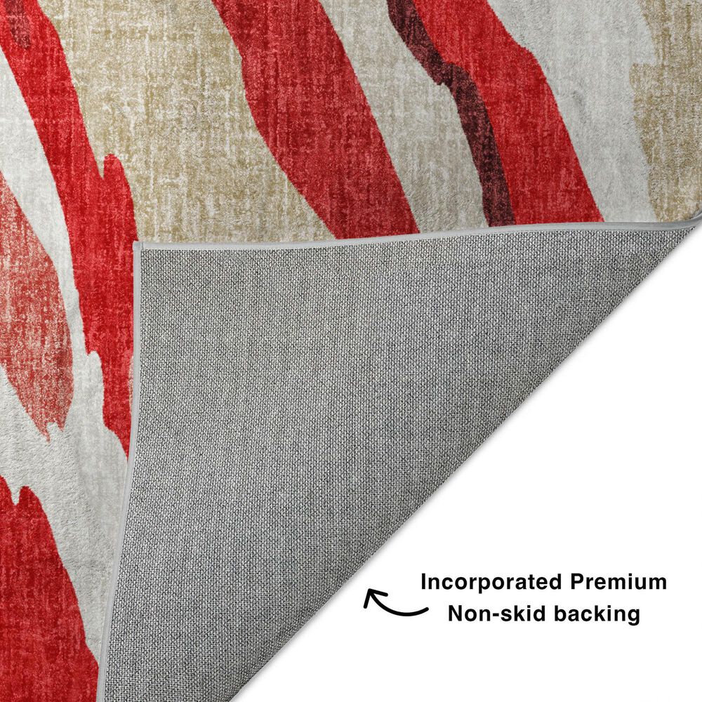 Dalyn Rug Company Lorenzo LN4 Red 3&#39; x 5&#39; Area Rug, , large