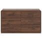 Ashley Fortlorn 6-Drawer Dresser in Walnut Brown, , large