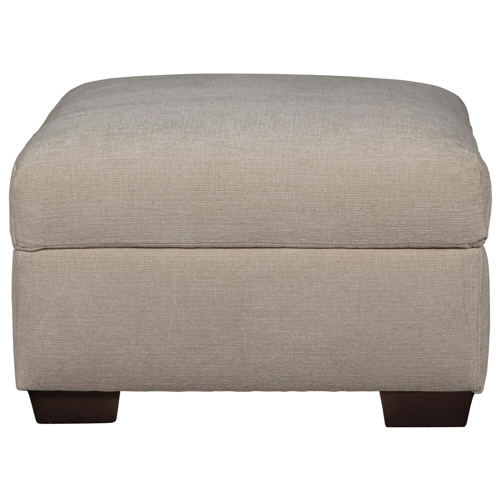 Peak Living Ottoman in Dino Ivory, , large