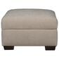 Peak Living Ottoman in Dino Ivory, , large