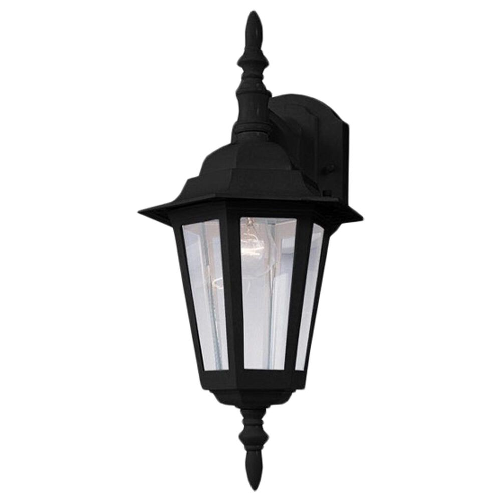 Maxim Lighting Builder Cast 4.25" HCO 1-Light Outdoor Wall Mount in Black, , large
