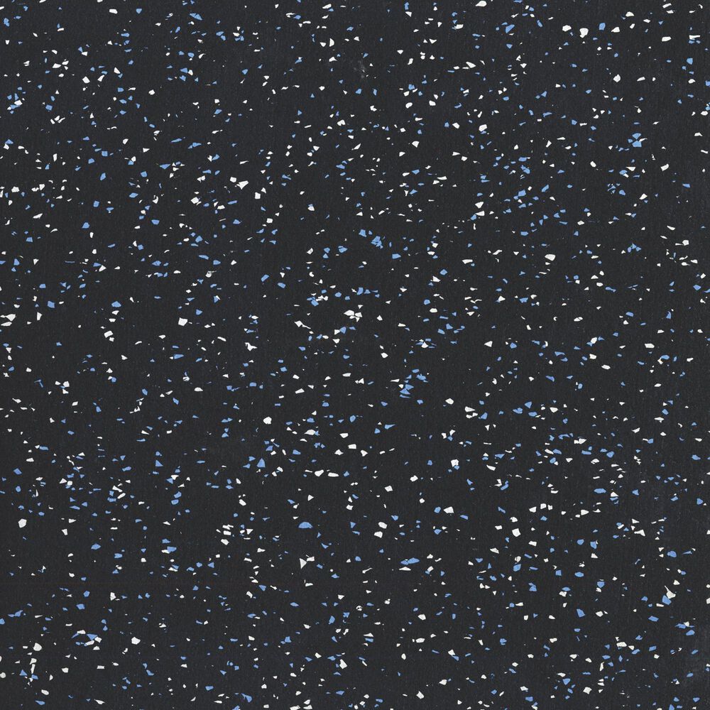Dritac Flooring PowerTread Blue and Gray 24" x 24" Interlocking Rubber Tile, , large