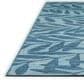 Dalyn Rug Company Sedona Floral 2"3" x 12" Denim Indoor/Outdoor Performance Runner, , large