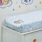 Lambs and Ivy Starlight Pooh Changing Pad Cover in Blue, Brown and Yellow, , large