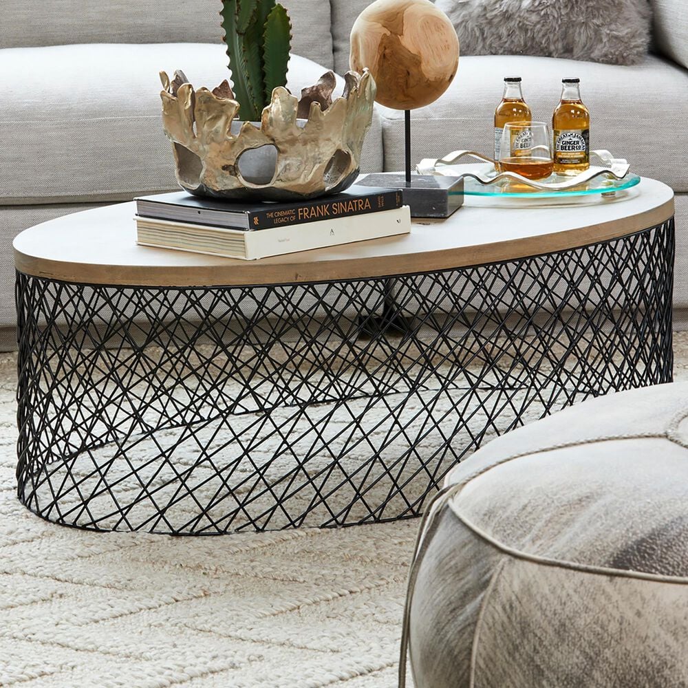 Moe's Home Collection Celeste Coffee Table in Grey, , large