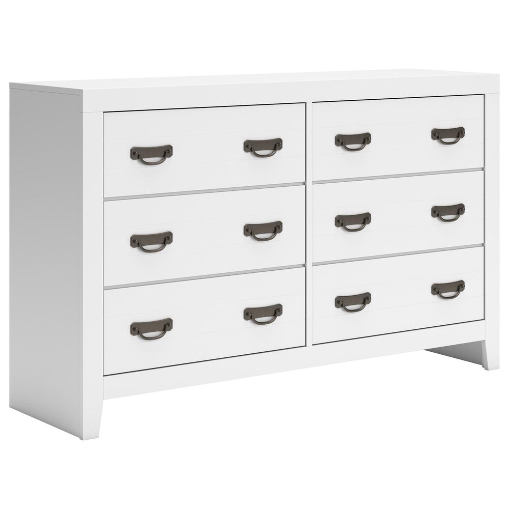 Ashley Binterglen 6-Drawer Dresser in White, , large