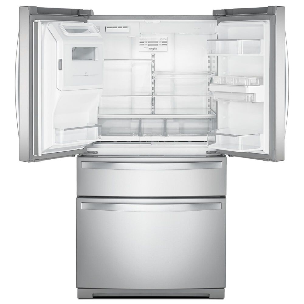 Whirlpool 26.2 Cu. Ft. French Door Refrigerator with External Water and Ice Dispensing System in Stainless Steel, , large