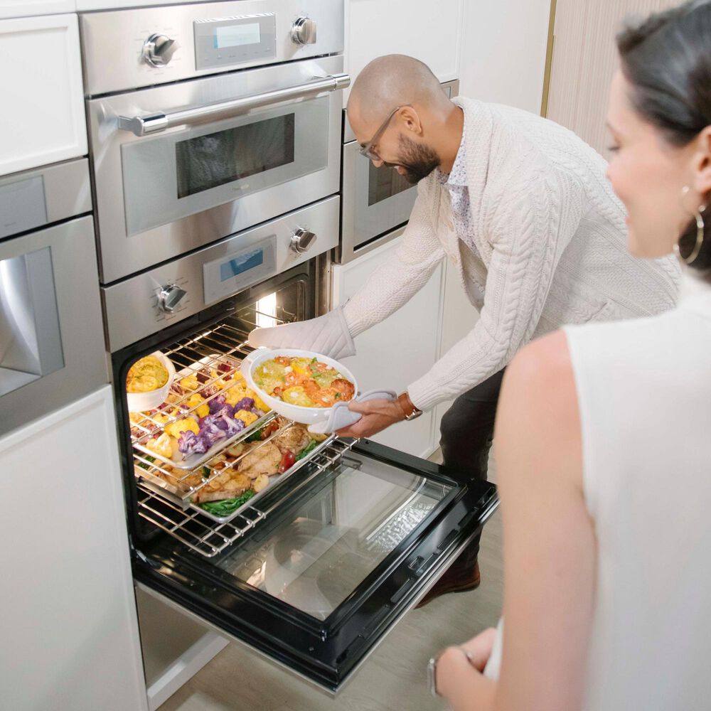 Thermador 30" Professional Double Electric Wall Oven with Convection in Stainless Steel, , large