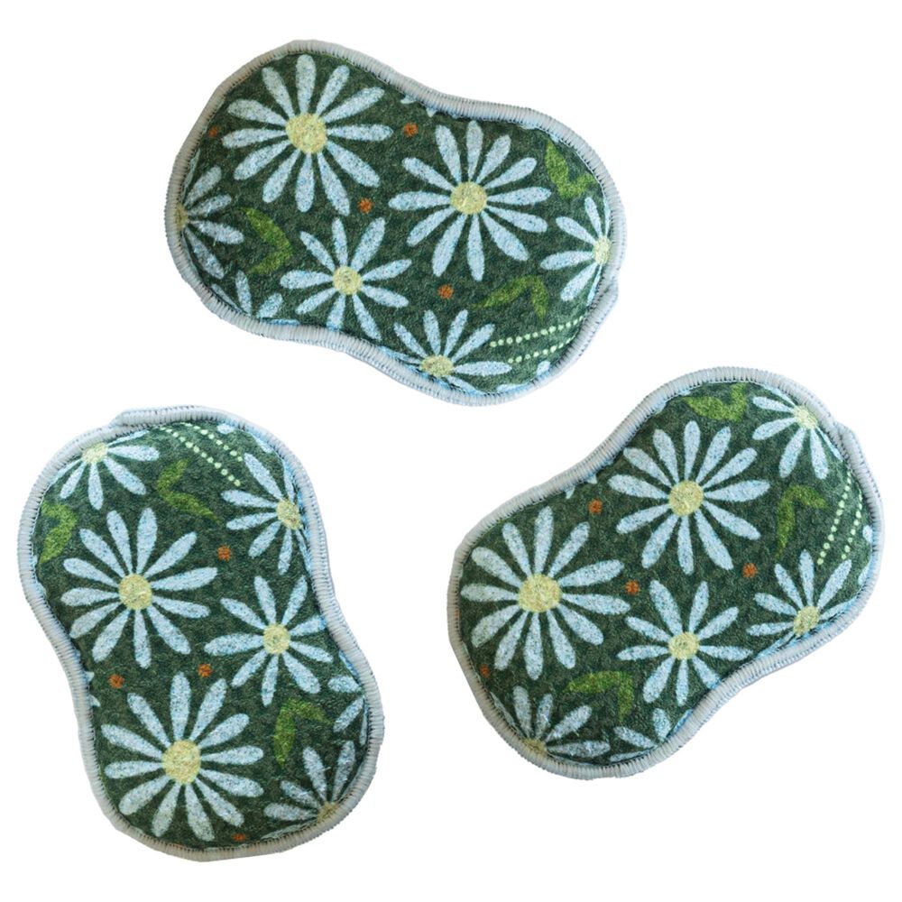Once Again Home First Light Reusable Sponge in Eden Green (Set of 3), , large
