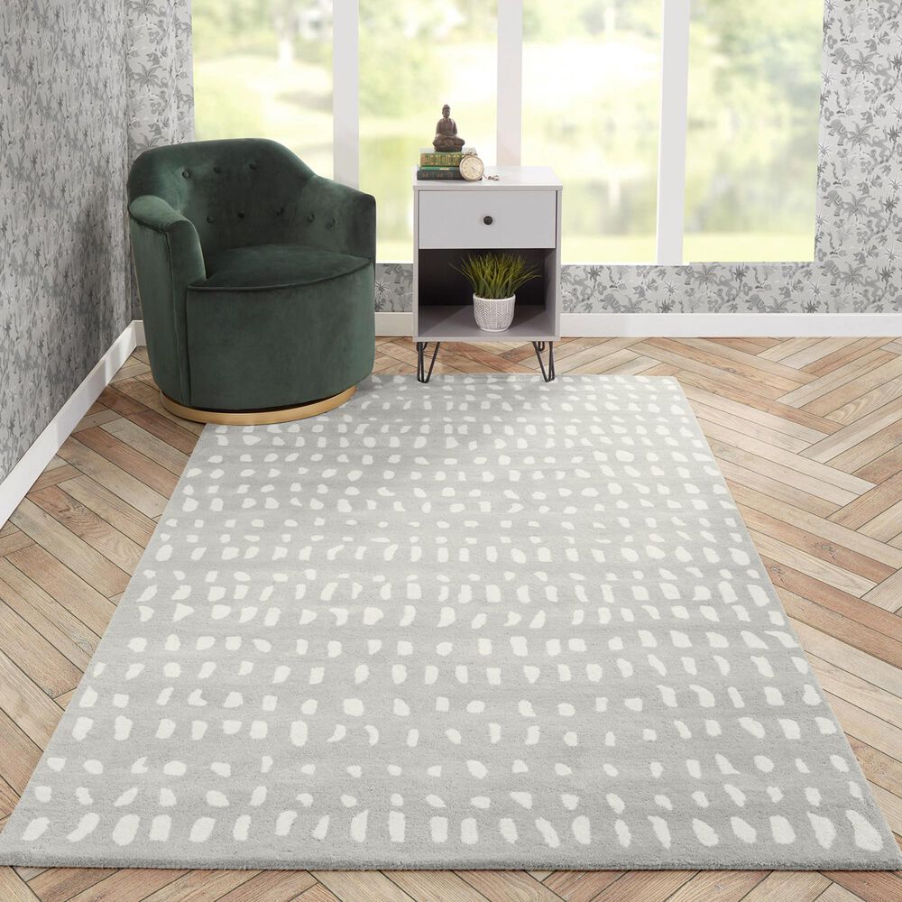 Momeni Delmar 3&#39;6&quot; x 5&#39;6&quot; Gray Area Rug, , large