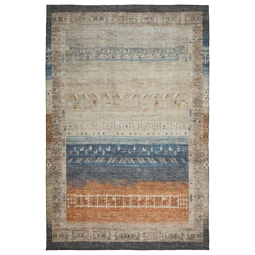 Dalyn Rug Company Karaj KJ7 10" x 14" Brown Indoor/Outdoor Area Rug, , large