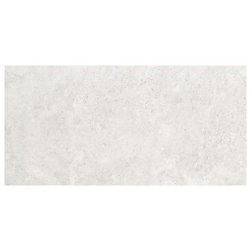 Emser Letrav White 12" x 24" Porcelain Tile, , large