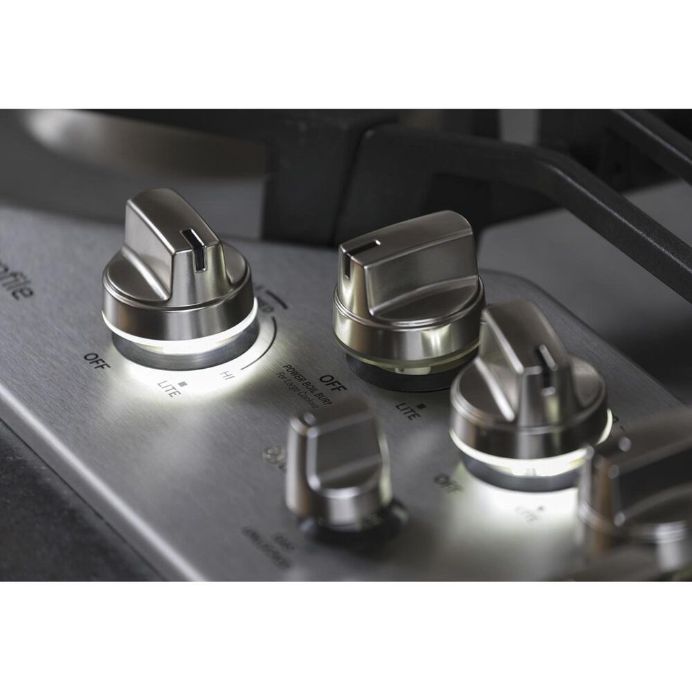 GE Profile 30&quot; Built-In Gas Cooktop in Stainless, , large