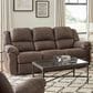 HomeStretch Manual Reclining Sofa in Tumbleweed, , large