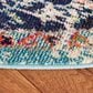 Safavieh Madison MAD447Z 5" Round Black and Teal Area Rug, , large