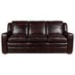 Bordeaux & Co Stationary Leather Sofa and Loveseat Set in Berlin Dark Brown, , large