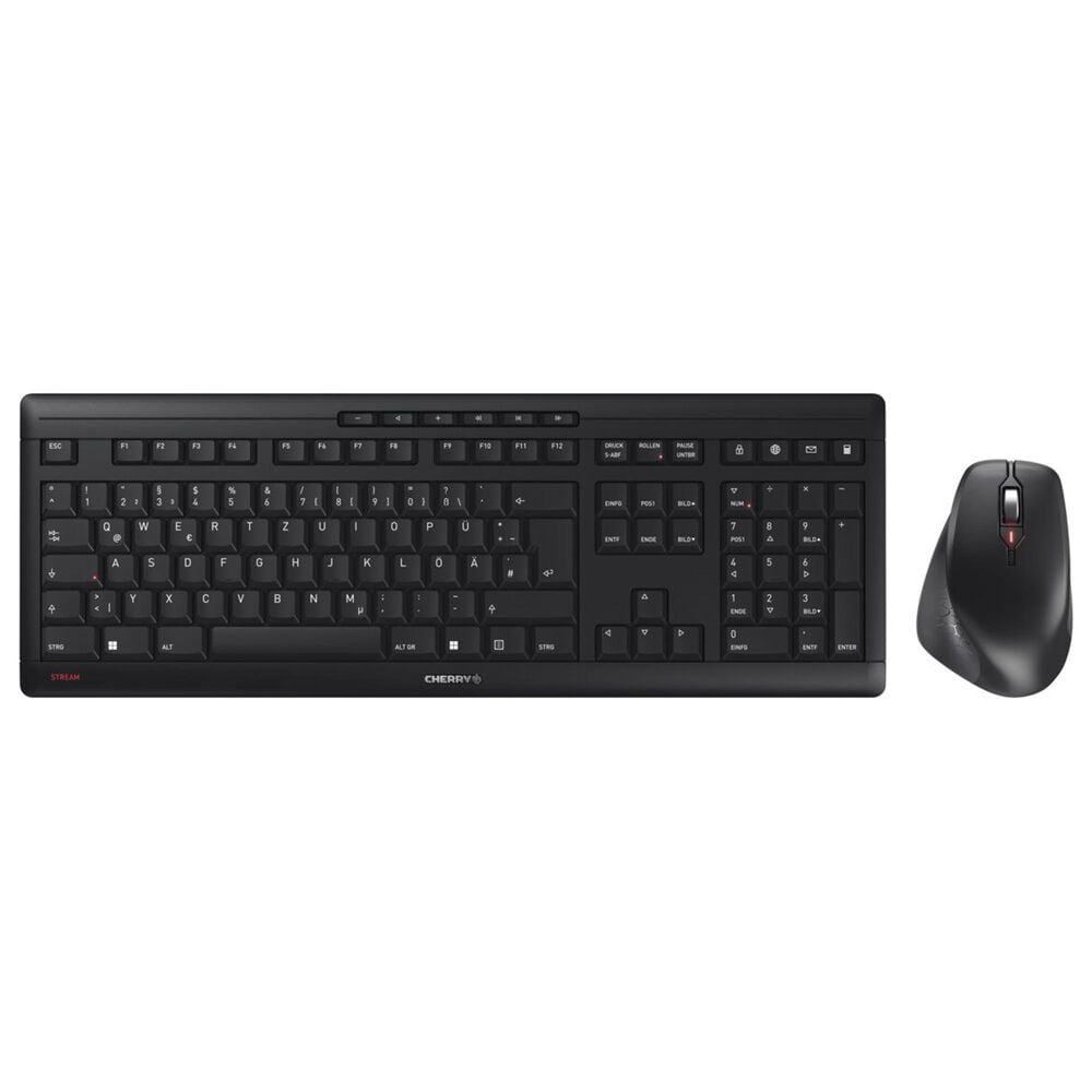 Cherry Stream Office Keyboard and Mouse Combo in Black, , large