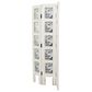 Maple and Jade Farmhouse Room Divider Screen in Distressed White, , large