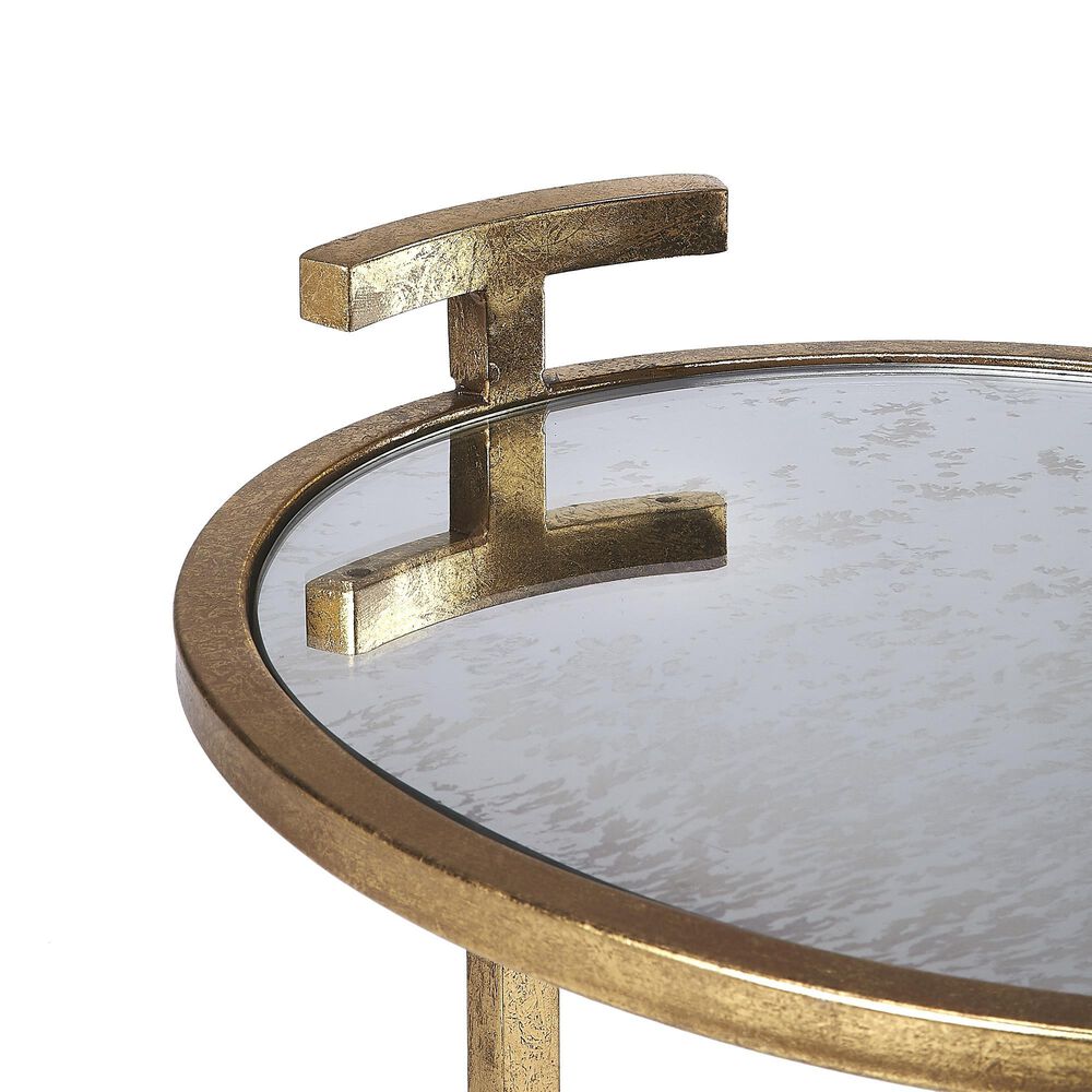 Butler Ciro Side Table in Antique Gold Leaf, , large