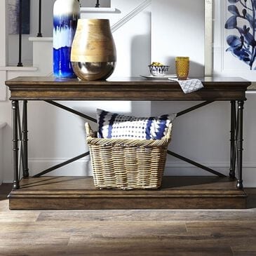 Belle Furnishings Tribeca Sofa Table in Cordovian Brown, , large