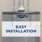 GE Appliances RealMAX Premium 50-Gallon Tall Natural Gas Atmospheric Water Heater in Gray, , large