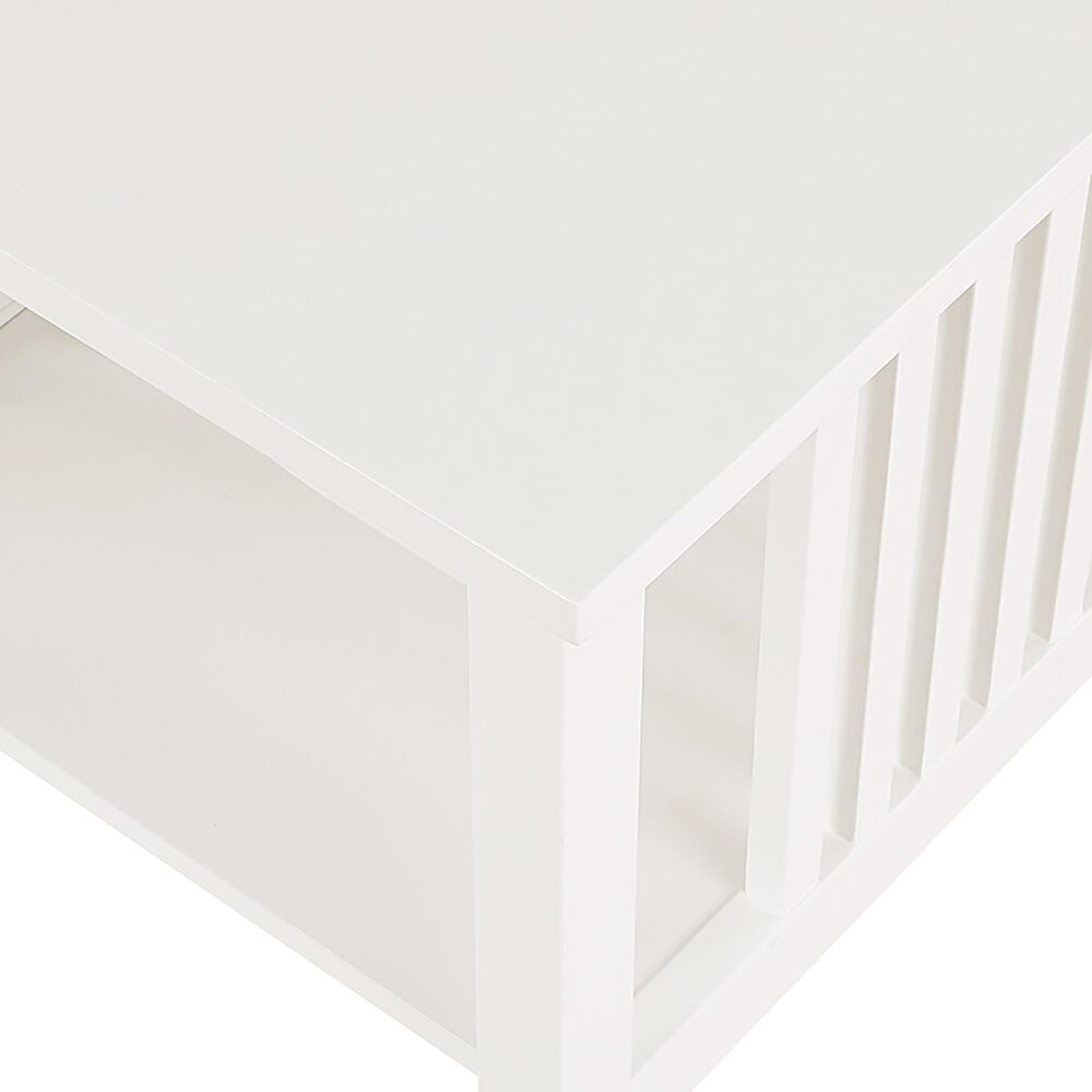 OSP Home Sierra End Table in White, , large