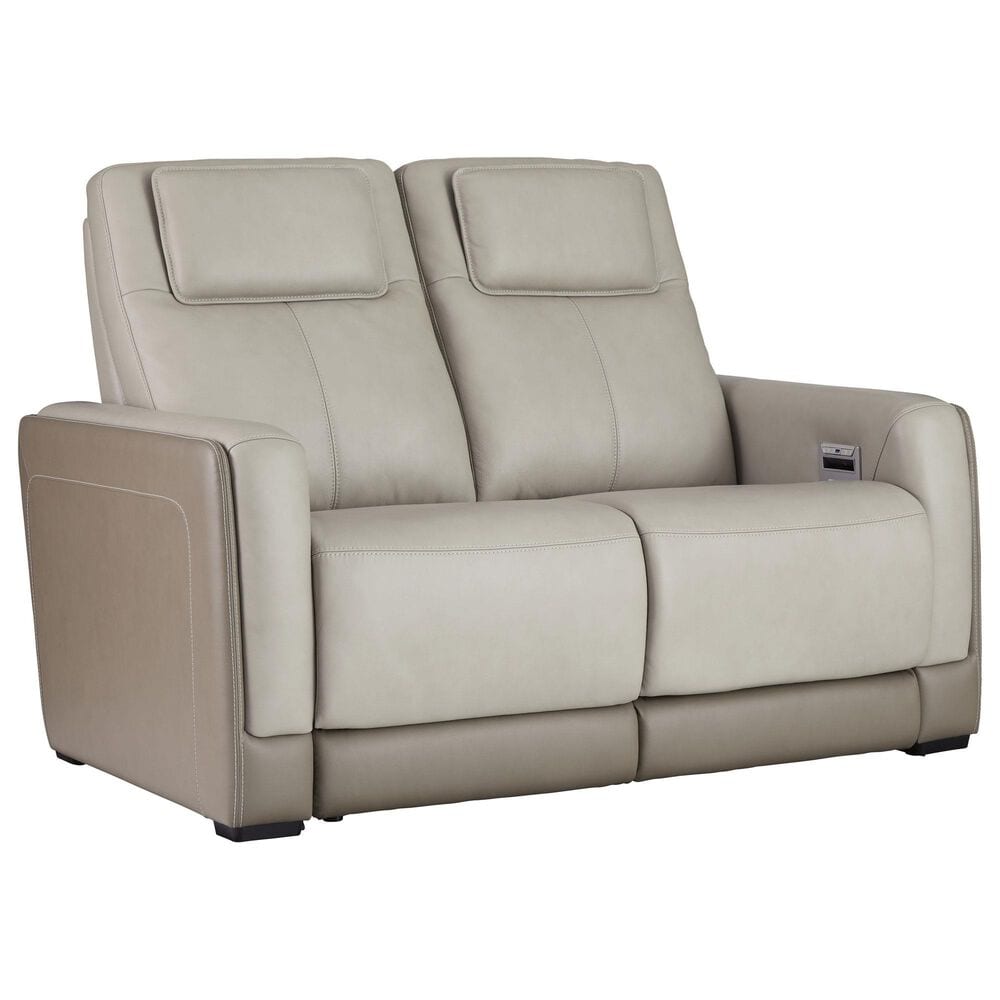 Ashley Battleville Power Reclining Loveseat in Almond, , large