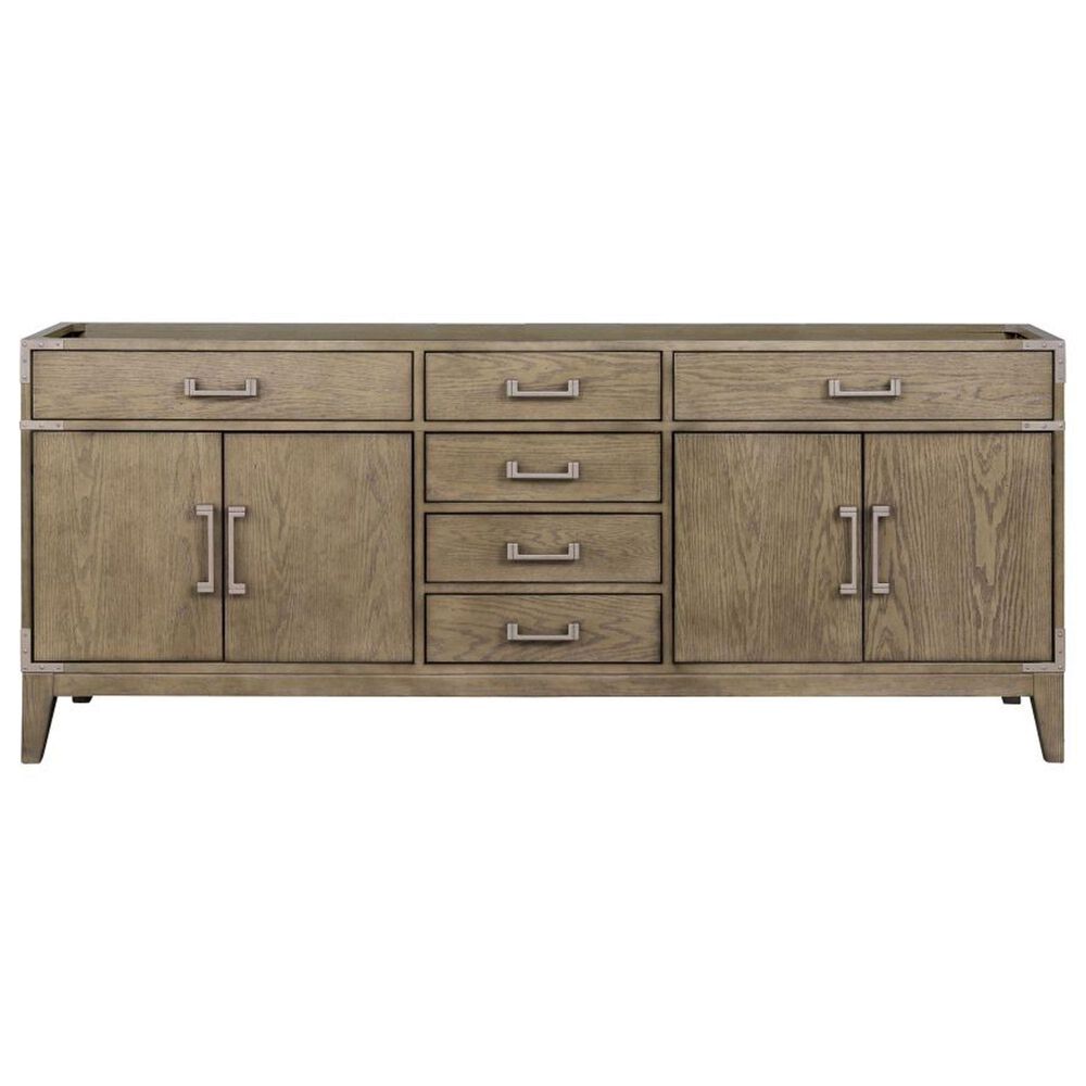 Lexora Home Laurel 80" Double Bathroom Vanity in Grey Oak with White Cultured Marble Top and Rectangular Sinks, , large