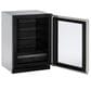 U-Line 4.9 Cu. Ft. Compact Refrigerator with Lock in Stainless Steel, , large