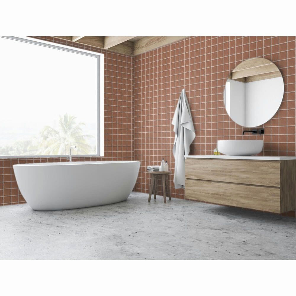 Emser Hues Brick 4&quot; x 4&quot; Ceramic Tile, , large
