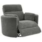Ashley Gosaldo Power Swivel Glider Recliner in Lead, , large