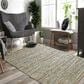L&R Resources Natural Fiber 9" x 12" Teal Area Rug, , large