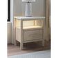 Ashley Cadmori 1-Drawer Nightstand in Brown and White, , large