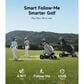 Navee Birdie 3X Electric Golf Push Cart in Black, , large