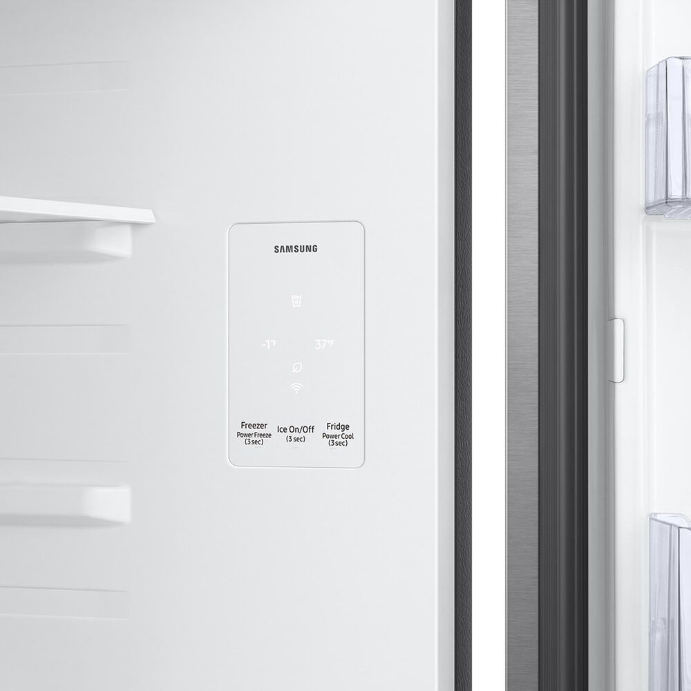 Samsung 18 Cu. Ft. Top Freezer Refrigerator in Fingerprint Resistant Stainless Steel, , large