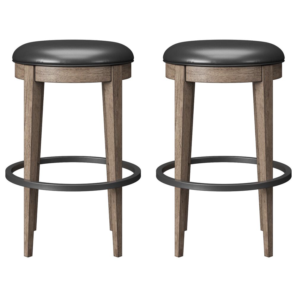 Emerald Home Furnishings Benton Bar Stools in Pecan Brown &#40;Set of 2&#41;, , large