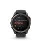 Garmin Fenix 8 Pro Sapphire AMOLED Smartwatch 51mm Carbon Gray DLC Titanium Case with Black and Pebble Gray Silicone Band, , large