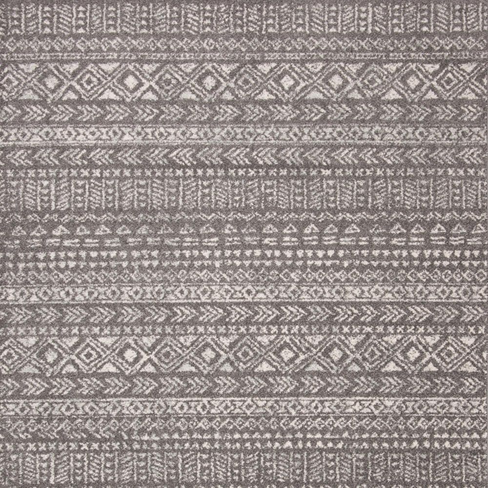 Safavieh Tulum 2&#39; x 8&#39; Dark Grey and Ivory Runner, , large