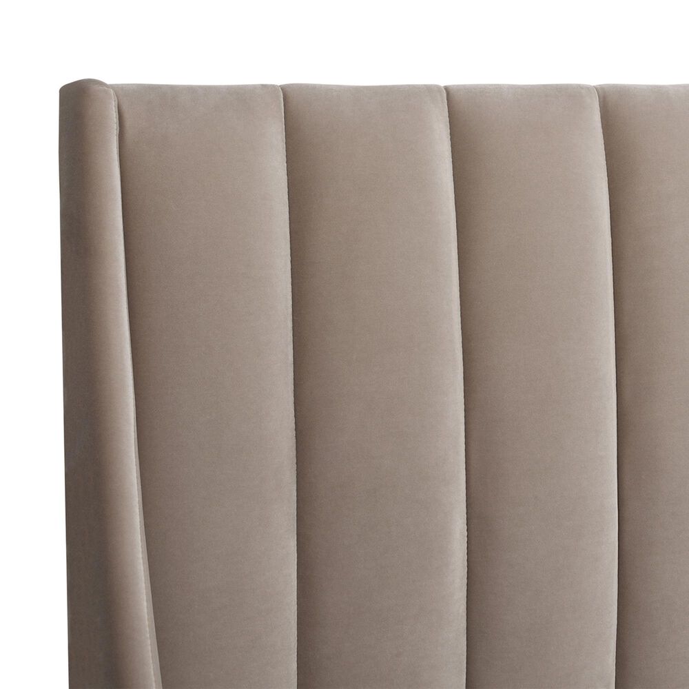 Jennifer Taylor Home Aspen King Platform Bed in Mink Beige, , large