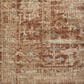 Loloi Heritage 10" x 14" Brick and Multicolor Area Rug, , large