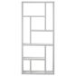 Everly Living Reagan Bookcase in White, , large