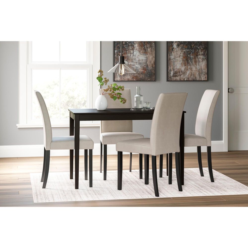 Ashley Kimonte Dining Table in Dark Brown - Table Only, , large