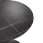 Leisuremod LeisureMod Verve Collection 48 Round Dining Table, Black Base with Sintered Stone Black Top, , large